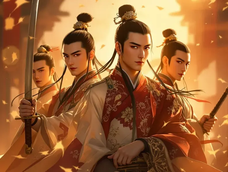 名士造型：古装美男图鉴 - 黑料视频吃瓜热点专题